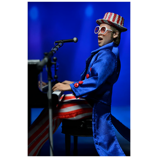 Elton John: Live in '76 8" Action Figure with Piano by NECA