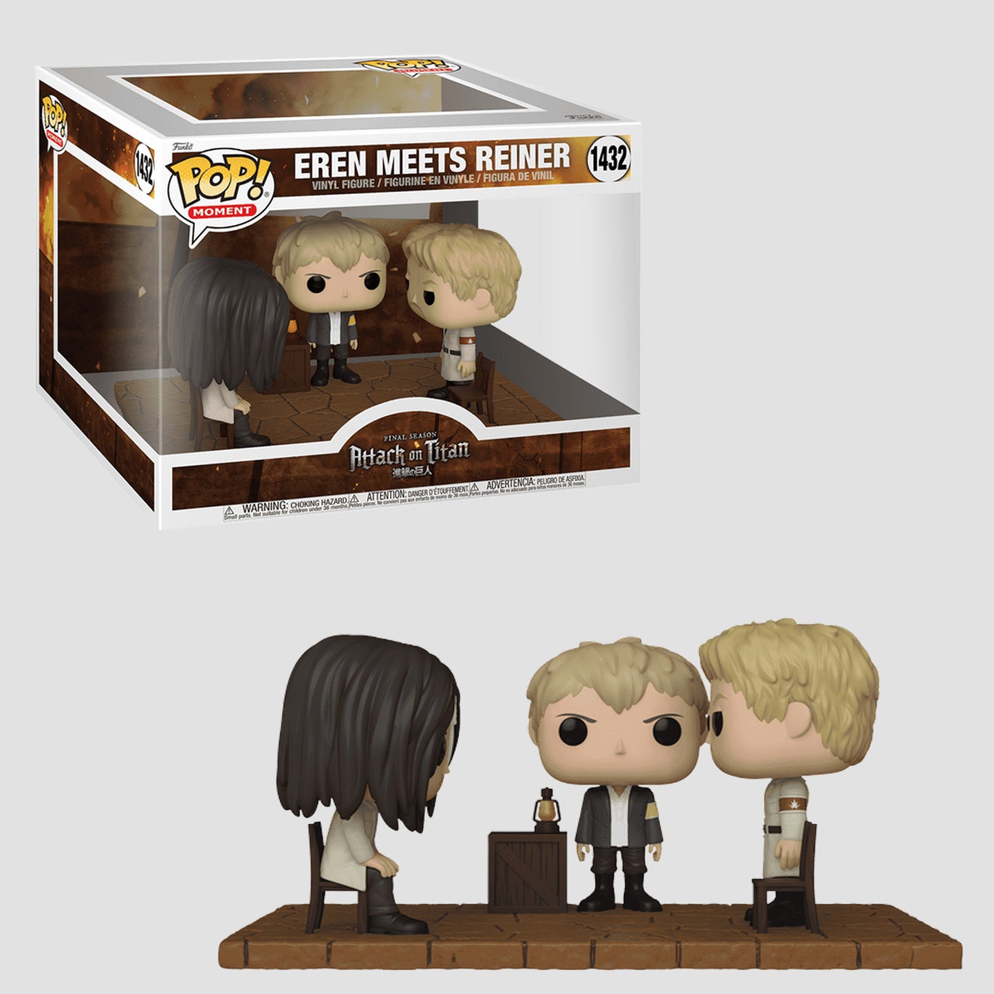 Eren Meets Reiner (Attack on Titan) Funko Pop! Moment