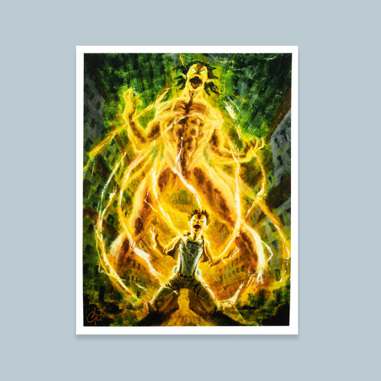 Eren's Titan (Attack on Titan) Premium Art Print