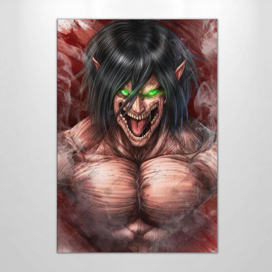 Load image into Gallery viewer, Eren Yeager (Attack on Titan) Legacy Portrait Art Print

