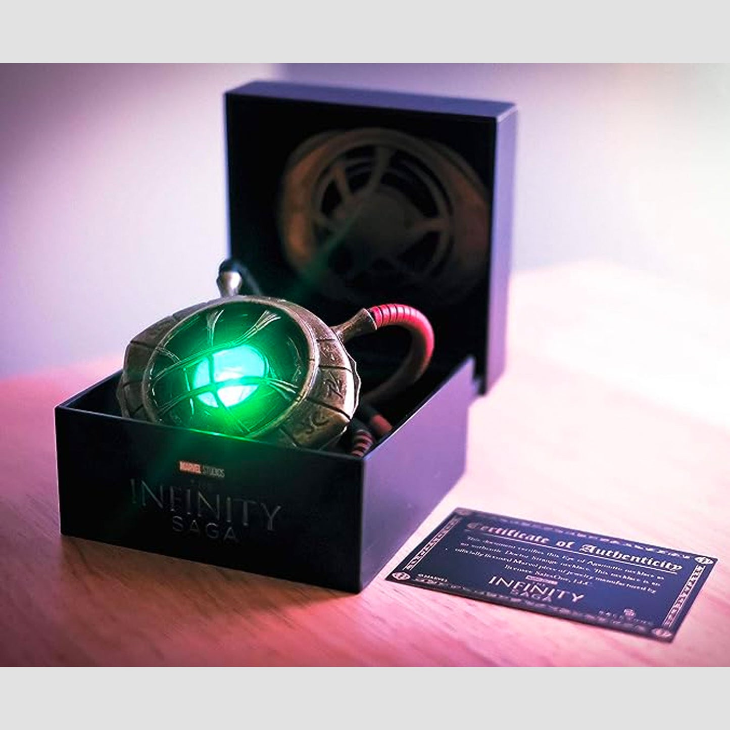 Load image into Gallery viewer, Eye of Agamotto (Doctor Strange) Marvel Light-Up Prop Replica Amulet
