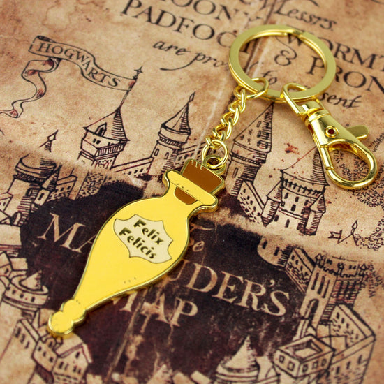 Felix Felicis Luck Potion (Harry Potter) Glow in the Dark Enamel Keychain