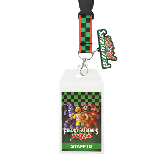 Five Nights At Freddy's Fazbear Pizza Employee Lanyard