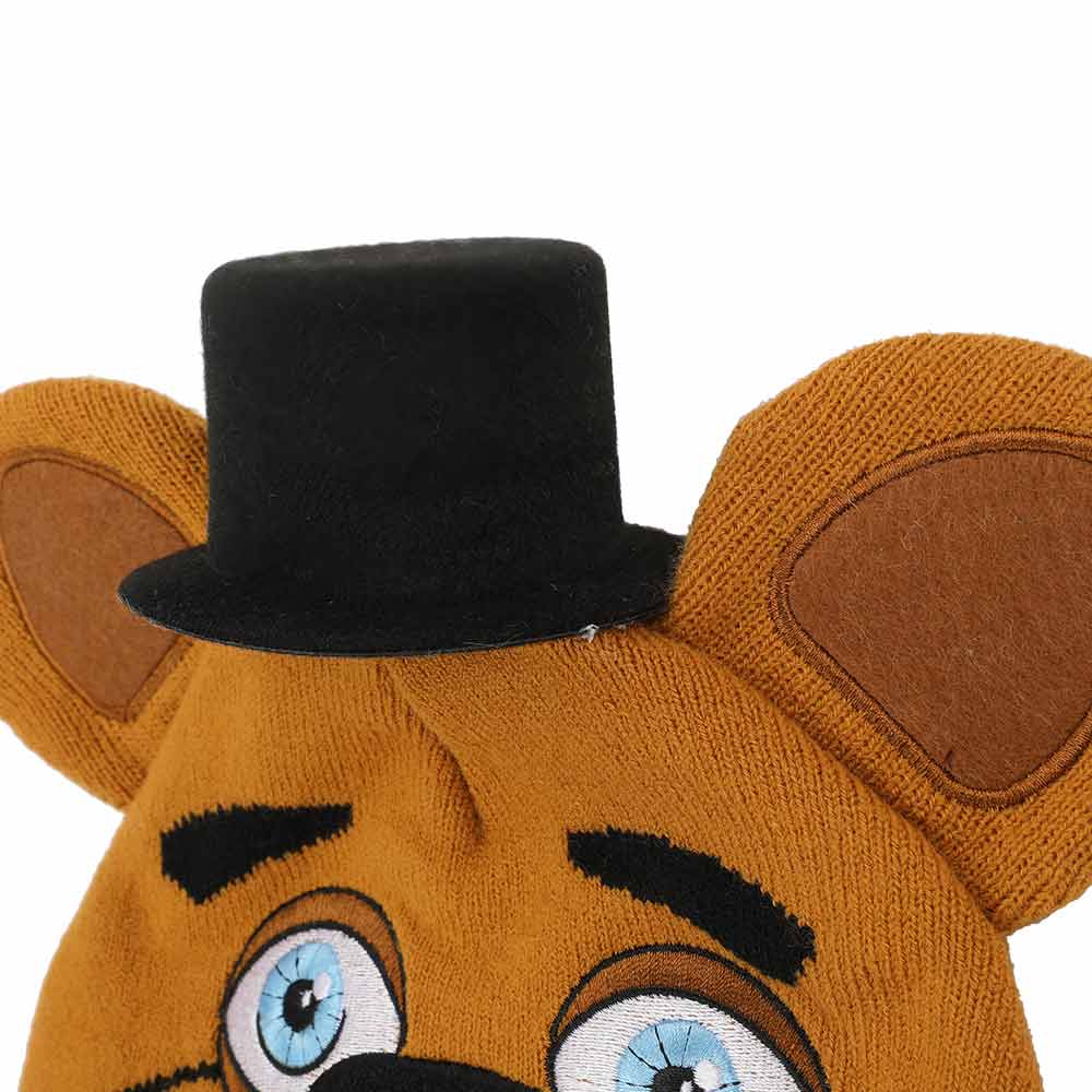 Five Night's At Freddy's Freddy Fazbear 3D Cosplay Beanie