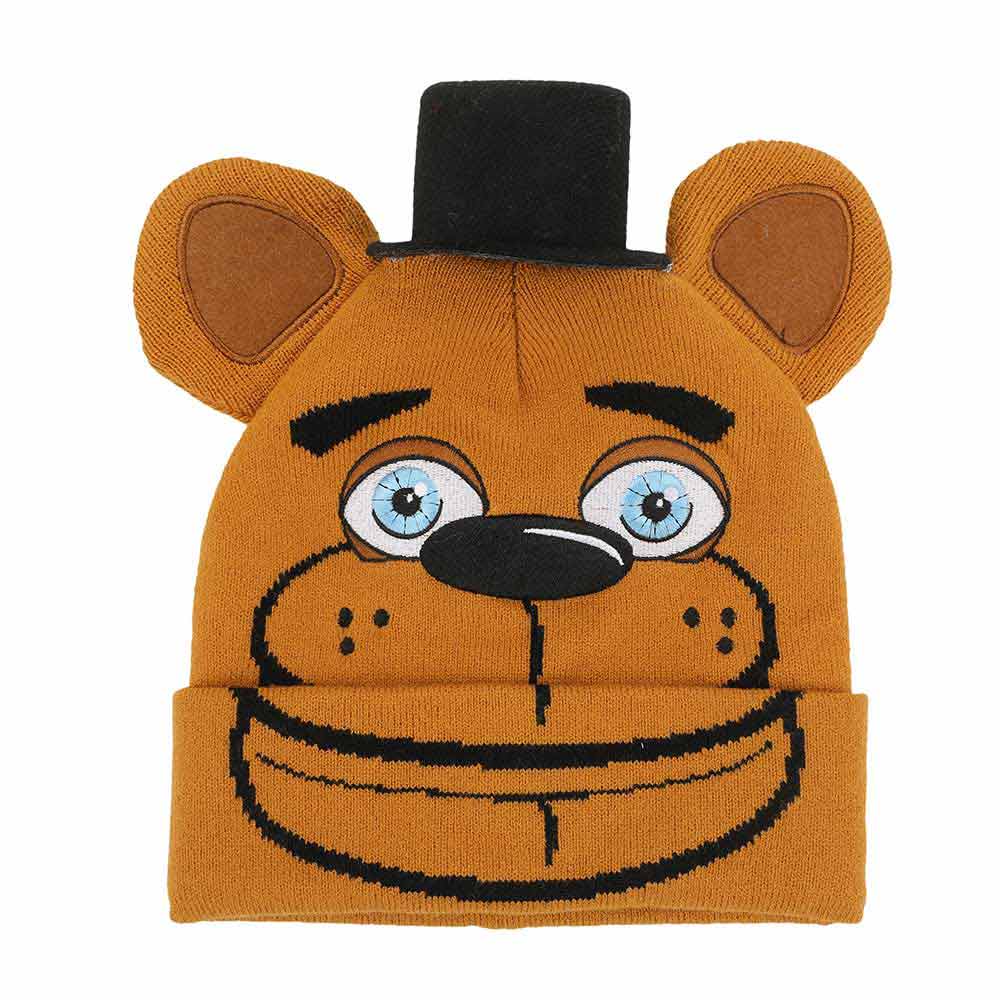 Five Night's At Freddy's Freddy Fazbear 3D Cosplay Beanie