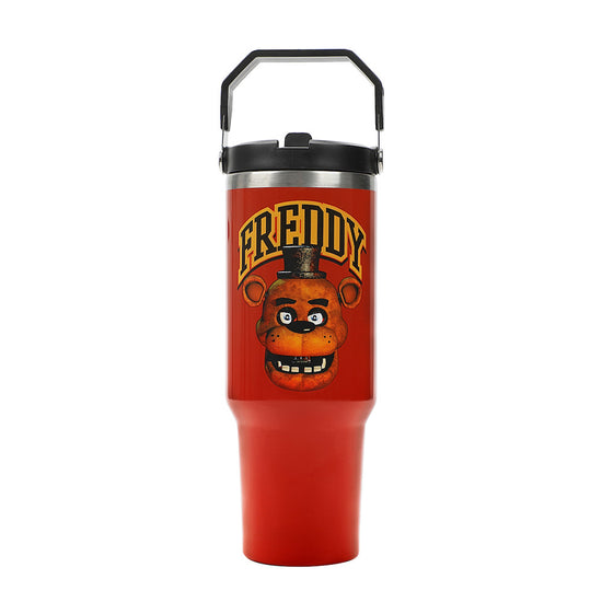 Five Nights at Freddy's 40 oz Stainless Steel Tumbler with Handle