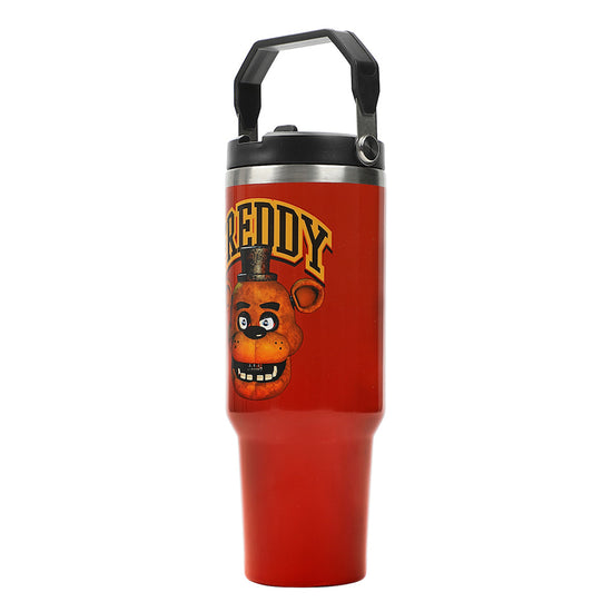 Five Nights at Freddy's 40 oz Stainless Steel Tumbler with Handle