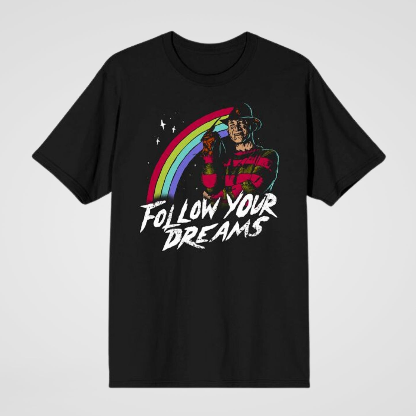Freddy Krueger Rainbow "Follow Your Dreams" Nightmare on Elm Street Unisex Shirt