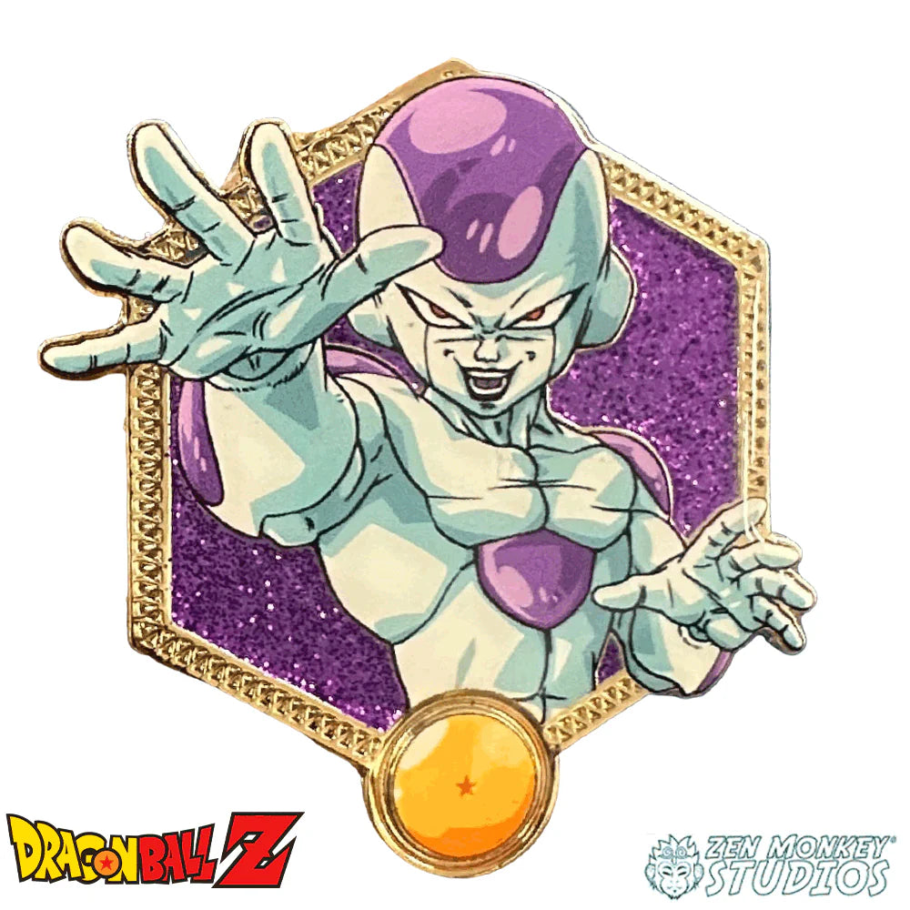 Frieza Dragon Ball Enamel Pin Golden Series