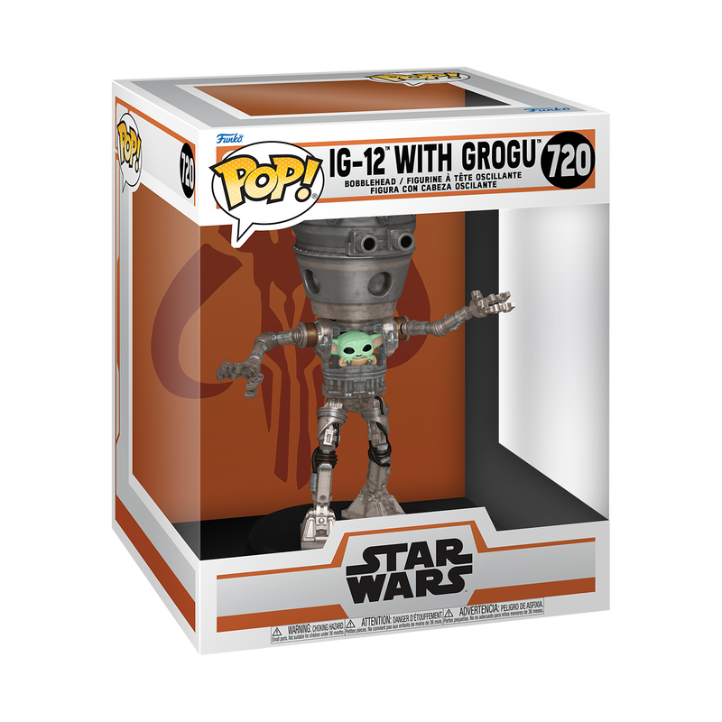 Funko Pop! Deluxe IG-12 with Grogu - Star Wars