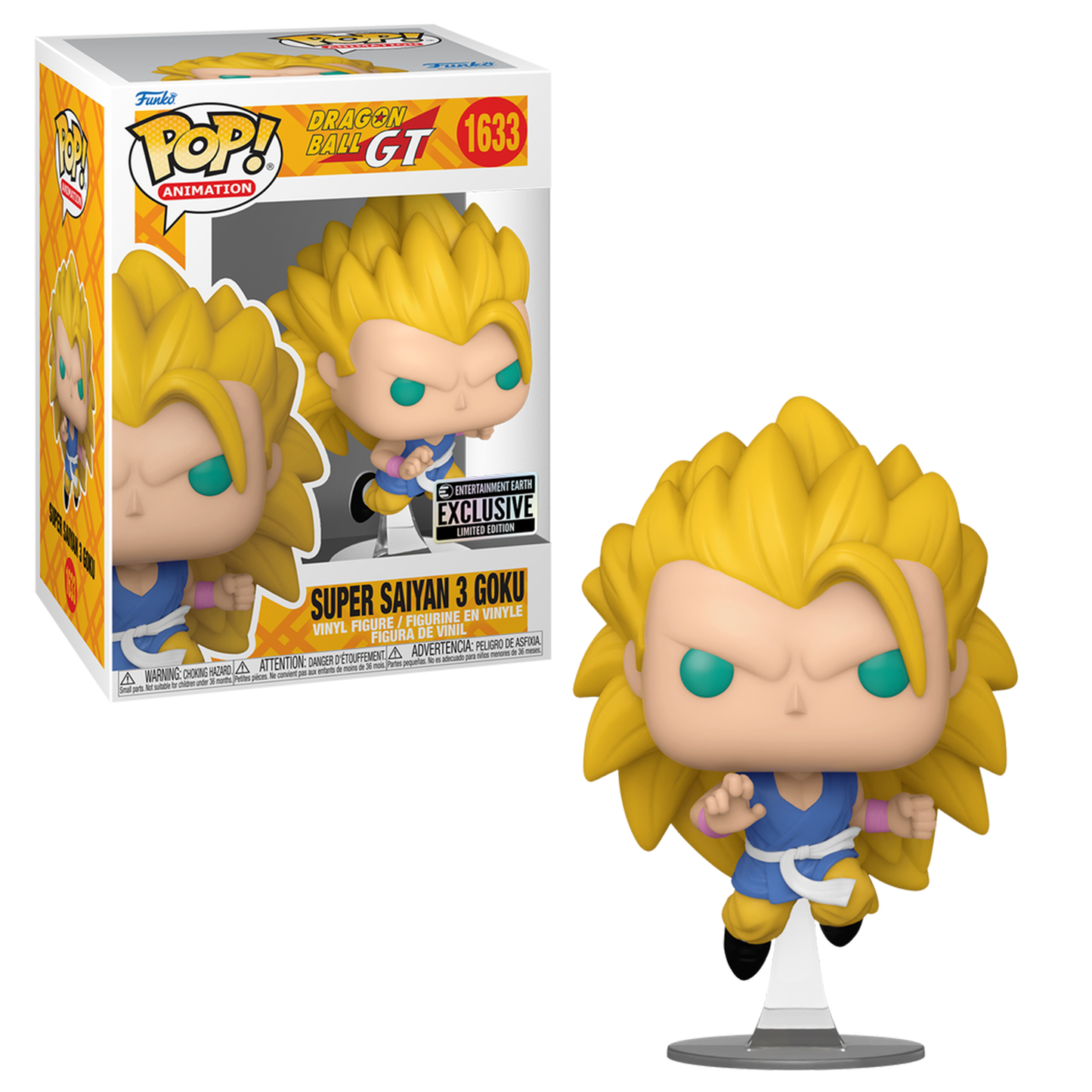 Funko Pop! Dragon Ball GT Super Saiyan 3 Kid Goku EE Exclusive