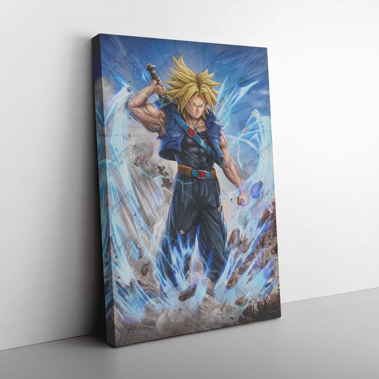 Load image into Gallery viewer, Future Trunks &amp;quot;I Must Protect The Future&amp;quot; (Dragon Ball) Premium Art Print
