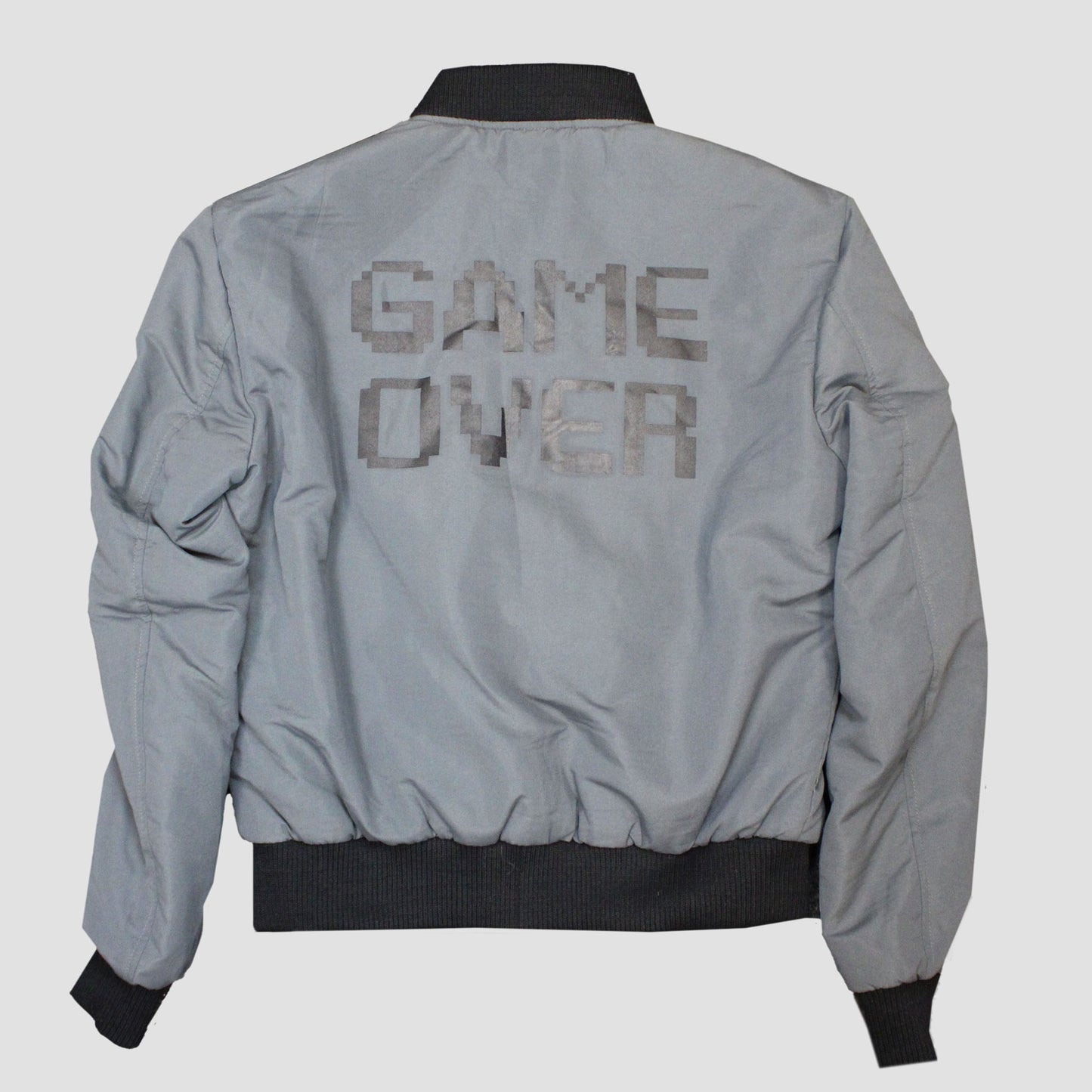 Game Boy (Nintendo) Grey Bomber Jacket by Luca Designs