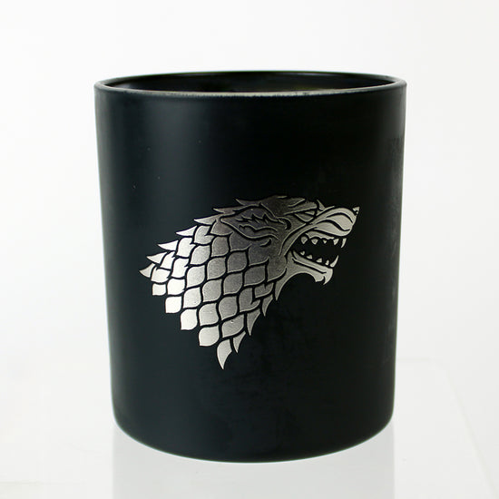Game of Thrones House Stark Glass Votive Candle