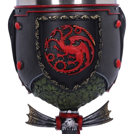 Game of Thrones House Targaryen Collectible Sculpted Goblet by Nemesis Now house of the dragon