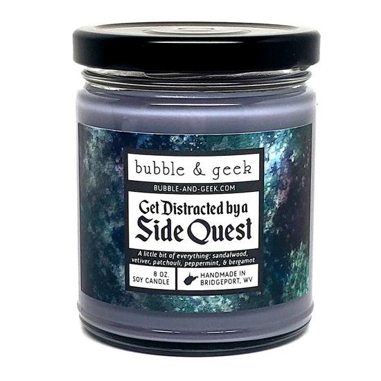 Get Distracted by a Side Quest (RPG Collection) Candle Jar