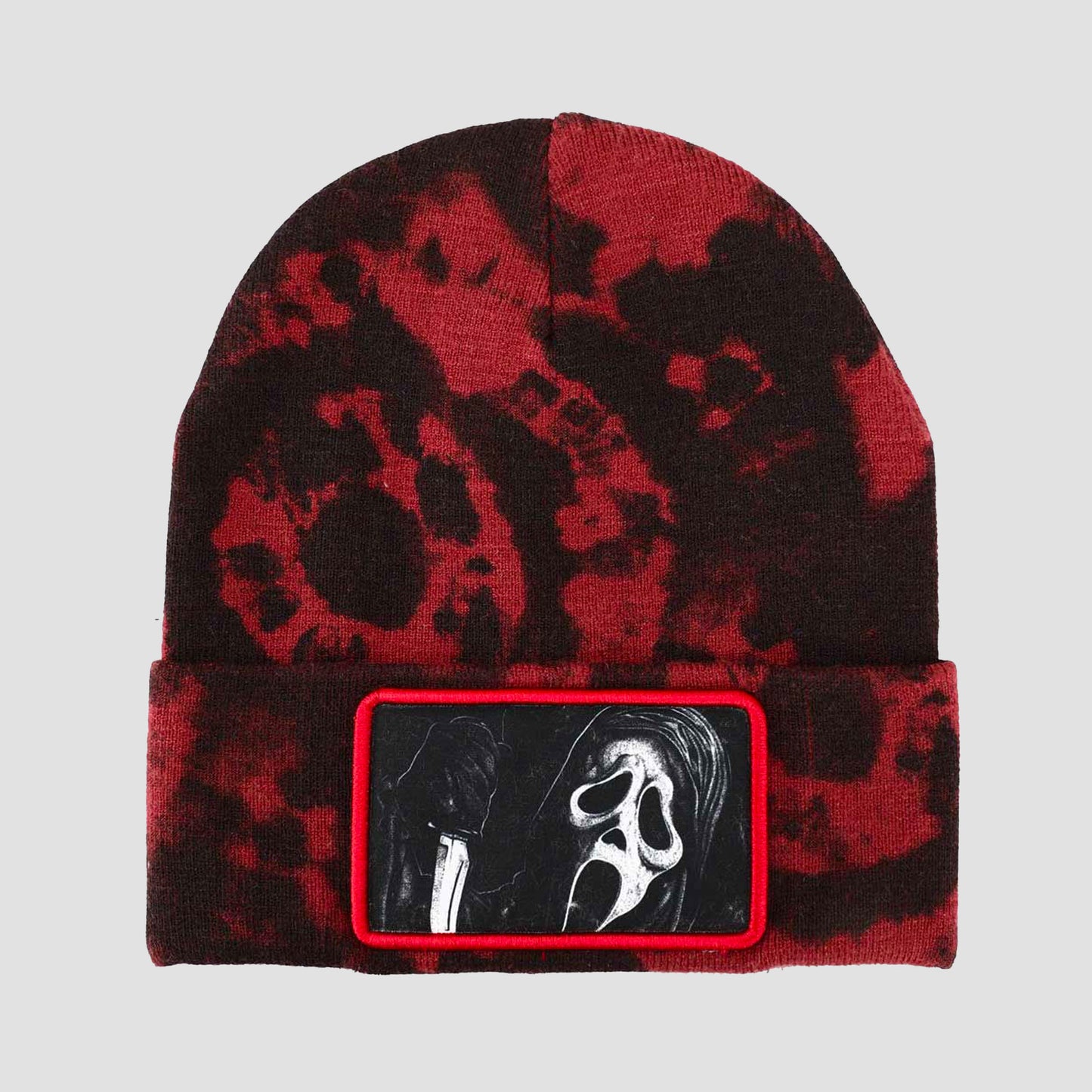 GhostFace (Scream) Sublimated Patch Beanie Hat