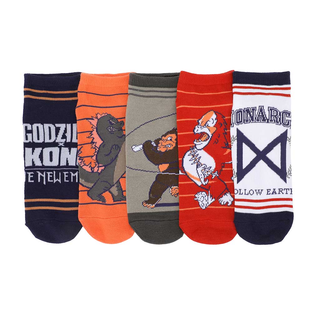 Godzilla vs Kong Unisex Ankle Socks 5-Pack