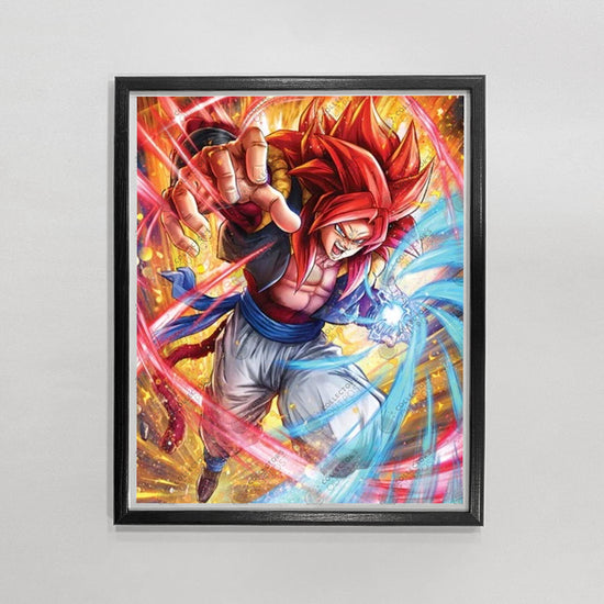Gogeta Super Saiyan 4 "Legendary Fusion" (Dragon Ball Z) Premium Art Print