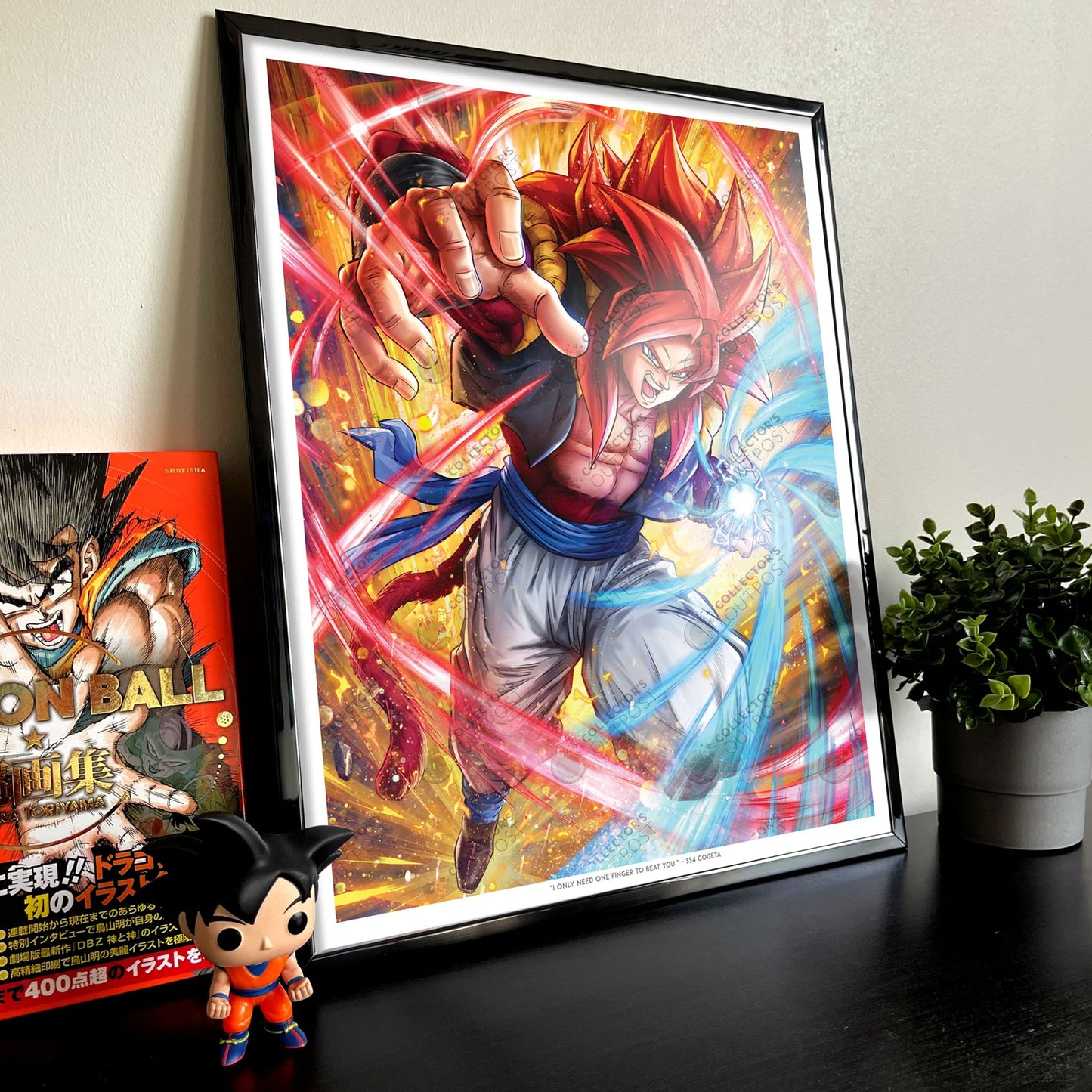 Gogeta Super Saiyan 4 "Legendary Fusion" (Dragon Ball Z) Premium Art Print