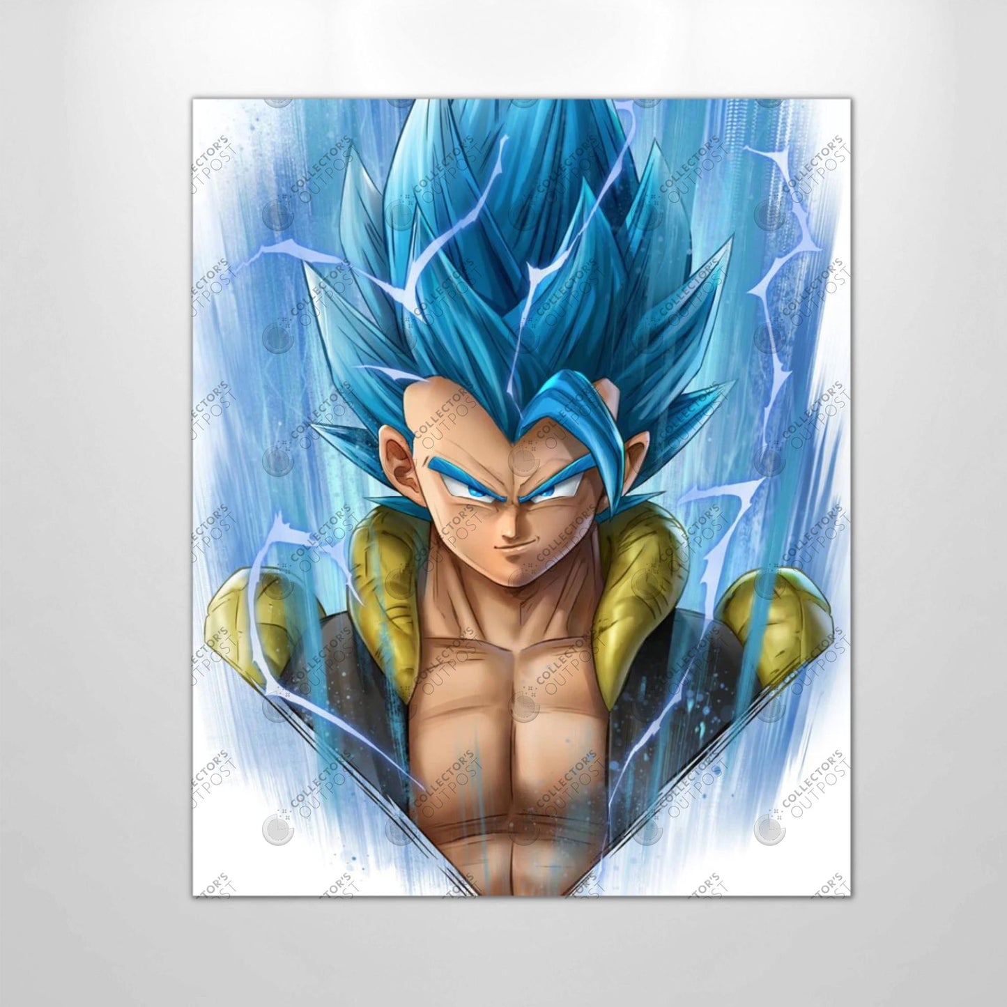 Load image into Gallery viewer, Gogeta Super Saiyan Blue (Dragon Ball Z) Legacy Portrait Art Print
