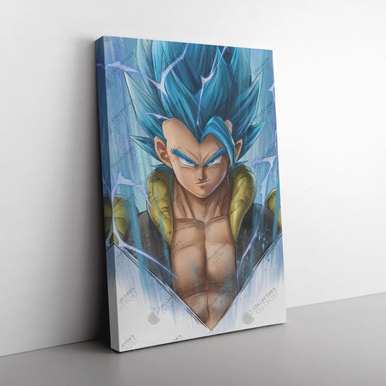 Load image into Gallery viewer, Gogeta Super Saiyan Blue (Dragon Ball Z) Legacy Portrait Art Print
