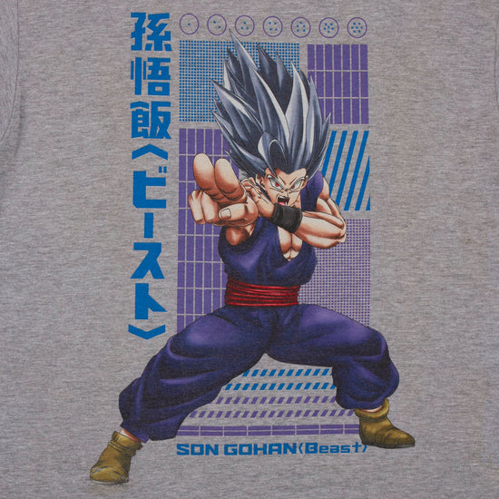 Gohan Beast (Dragon Ball Super: Super Hero) Heather Grey Shirt