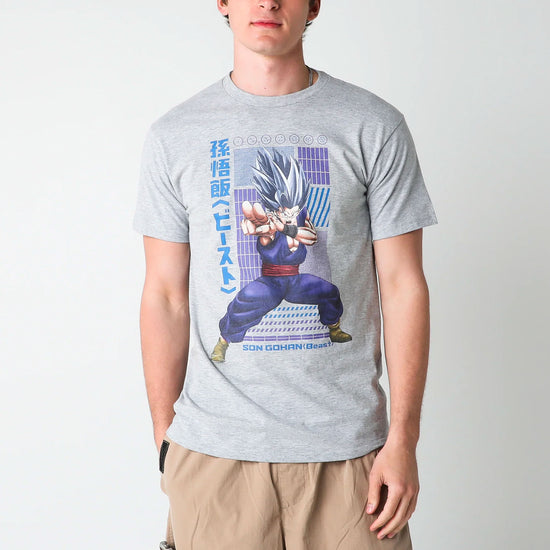 Load image into Gallery viewer, Gohan Beast (Dragon Ball Super: Super Hero) Heather Grey Shirt

