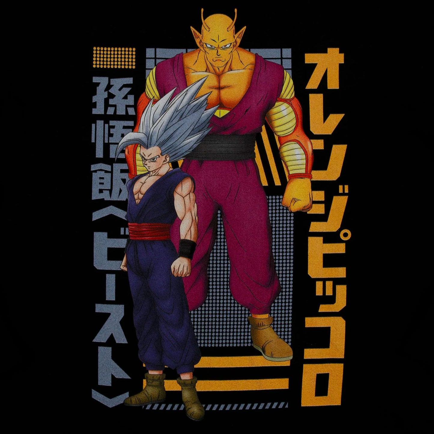 Gohan & Piccolo (Dragon Ball Super: Super Hero) Black Long Sleeve Shirt