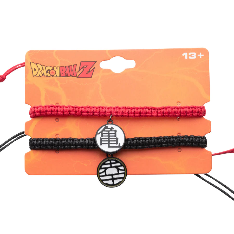 Goku and King Kai Kanji (Dragon Ball Z) Bracelet Set