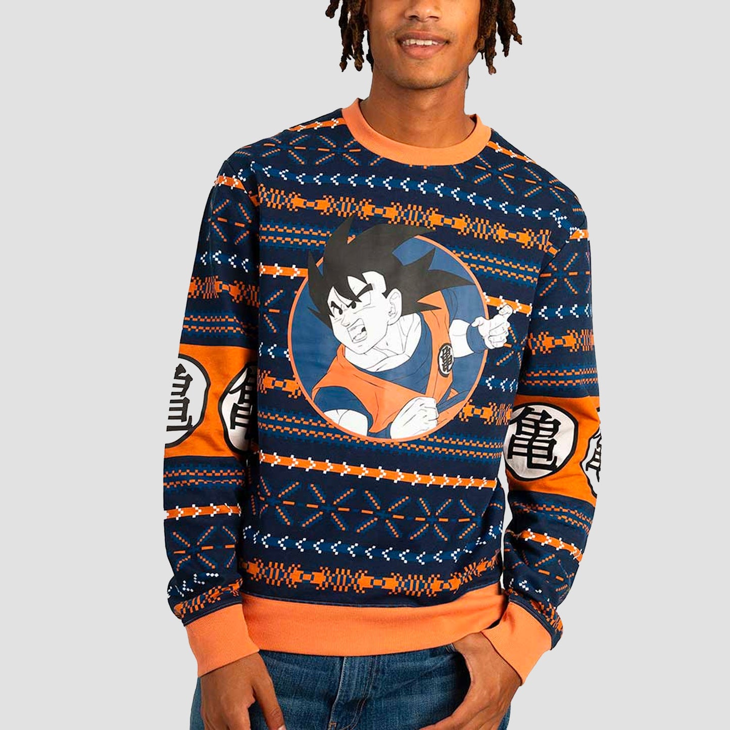 Goku (Dragon Ball) Holiday Long Sleeve Sweatshirt