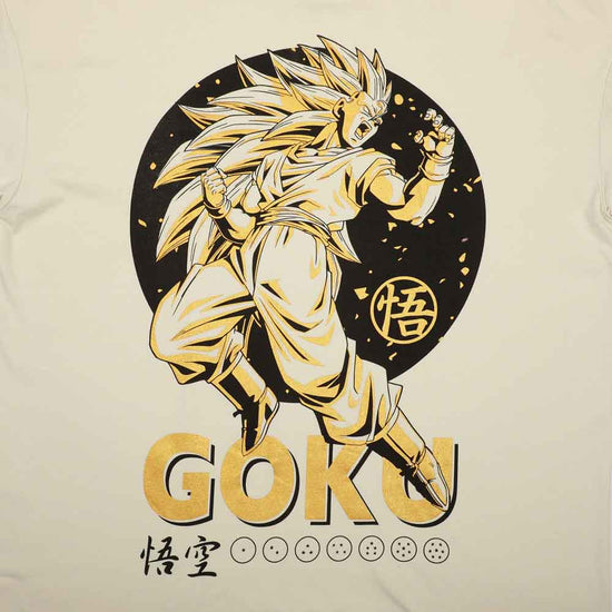 Goku Oversized Dragon Ball Foil Tee Shirt