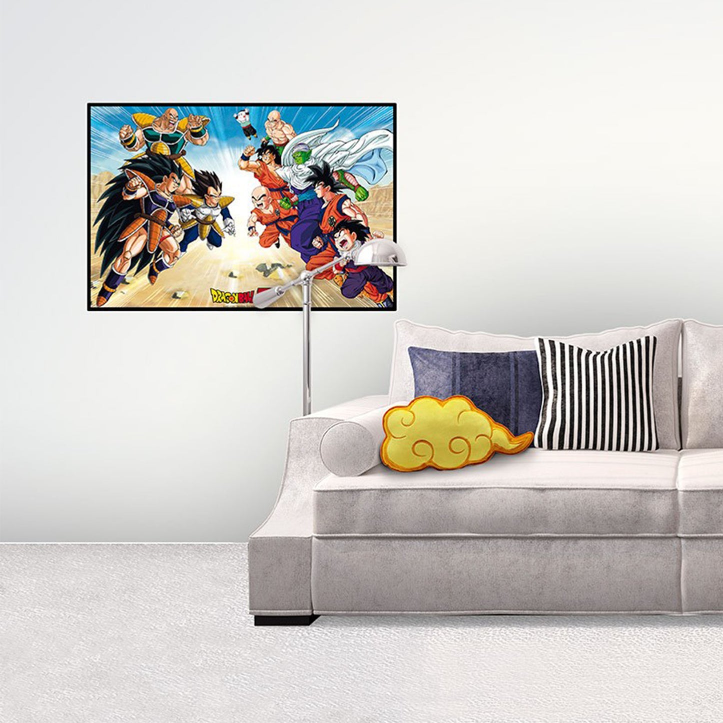Load image into Gallery viewer, Goku&amp;#39;s Flying Nimbus Cloud (Dragon Ball) Plush Cushion
