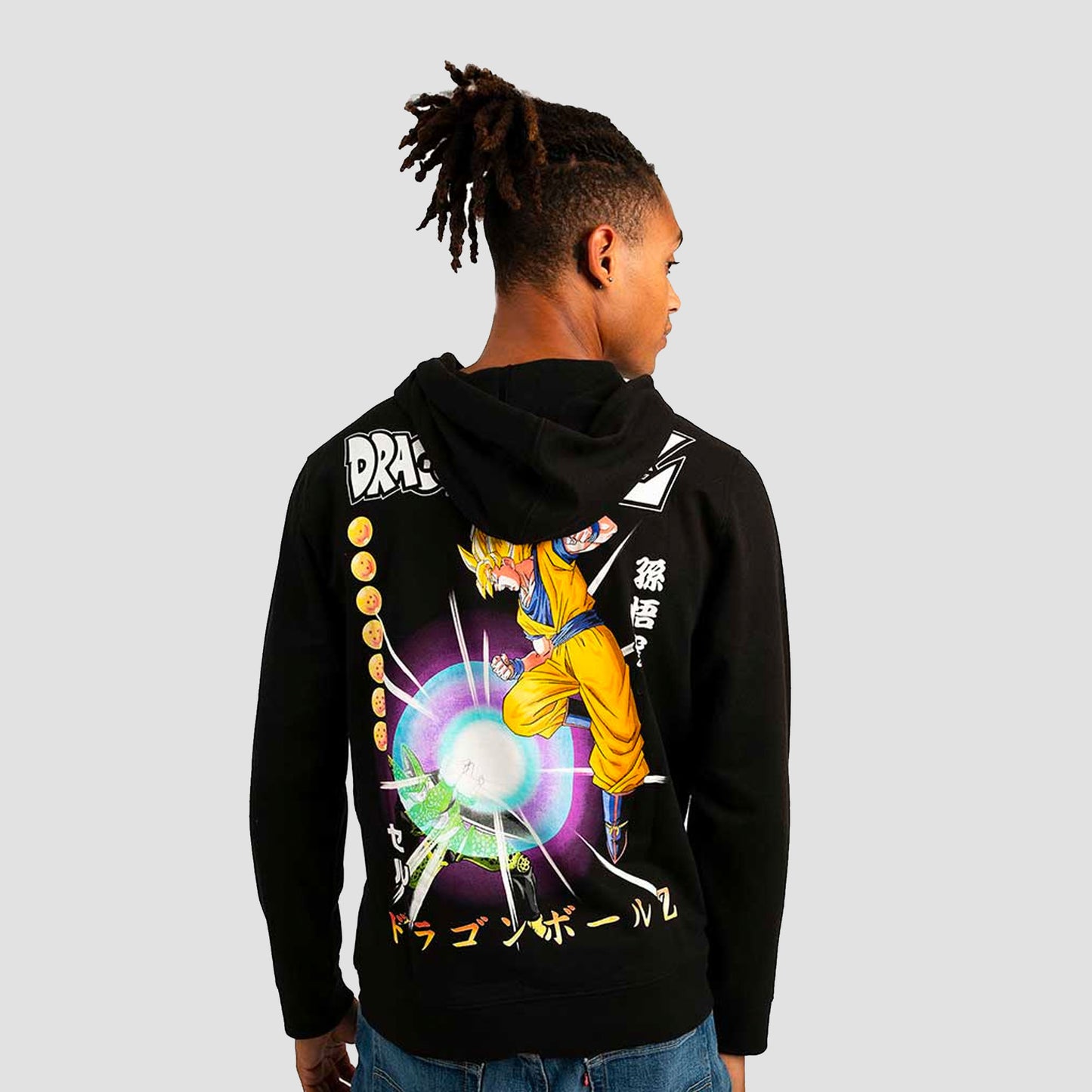 Goku Vs. Cell (Dragon Ball Z) Pullover Hoodie Sweatshirt