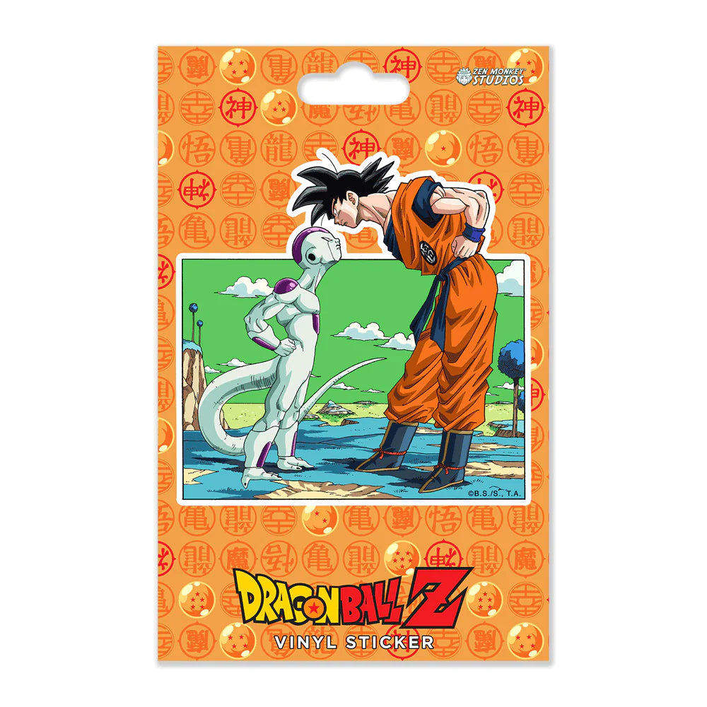 Goku vs Frieza Dragon Ball Z Vinyl Sticker