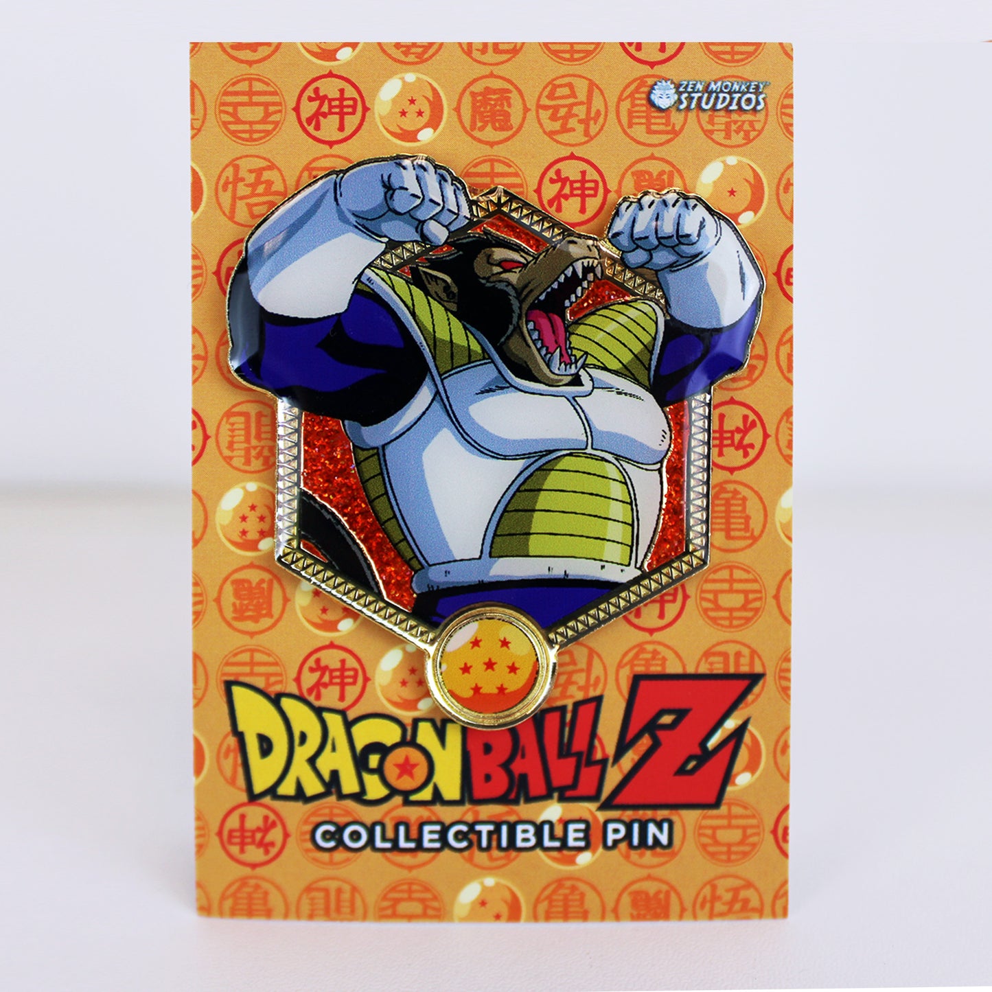Great Ape Dragon Ball Enamel Pin Golden Series