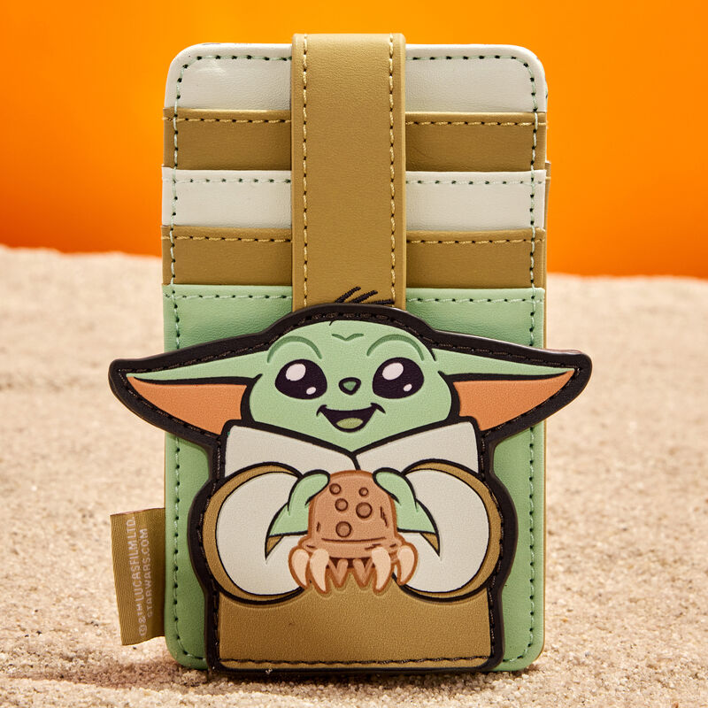 Grogu and Crabbies The Mandalorian Card Holder by Loungefly