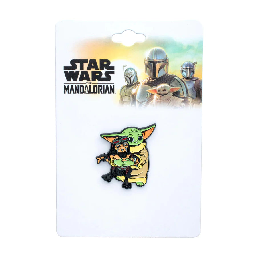 Grogu & Babu Frik Hug (Star Wars: The Mandalorian) Chibi Enamel Pin ...