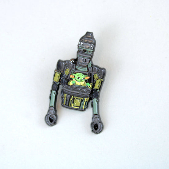 Grogu in IG-12 (Star Wars: The Mandalorian) Enamel Pin