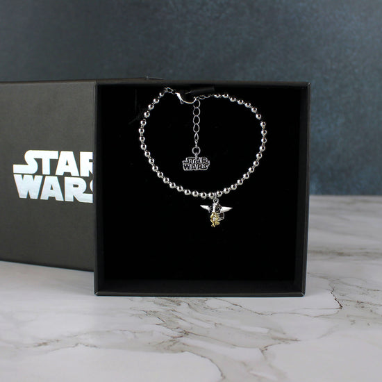Load image into Gallery viewer, Grogu Snack (Star Wars: The Mandalorian) Beaded Bracelet
