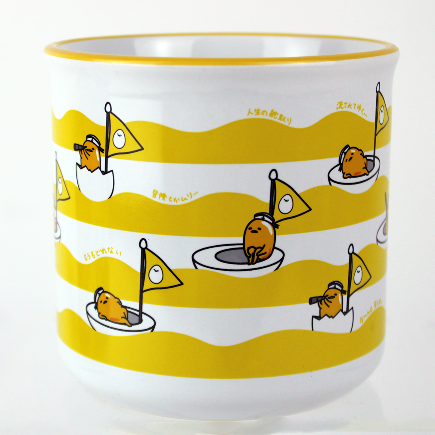 Gudetama 'Egg Boat' Sanrio 20oz Camper Ceramic Mug