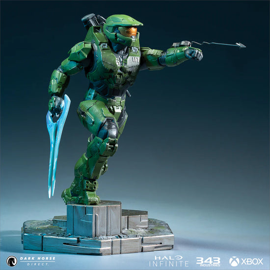 Halo Infinite Master Chief with Grappleshot PVC Statue