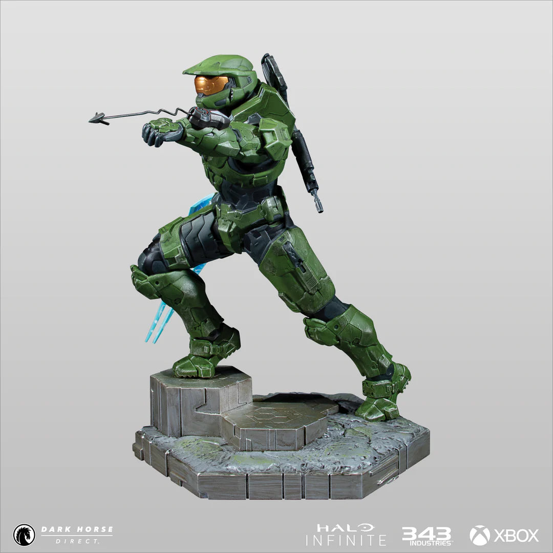 Halo Infinite Master Chief with Grappleshot PVC Statue