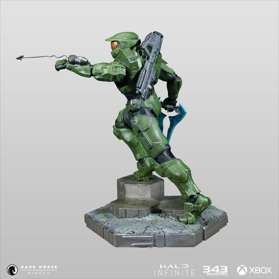 Halo Infinite Master Chief with Grappleshot PVC Statue