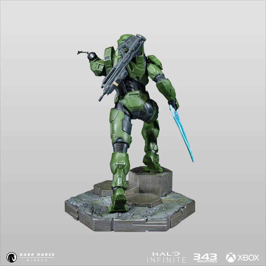 Halo Infinite Master Chief with Grappleshot PVC Statue