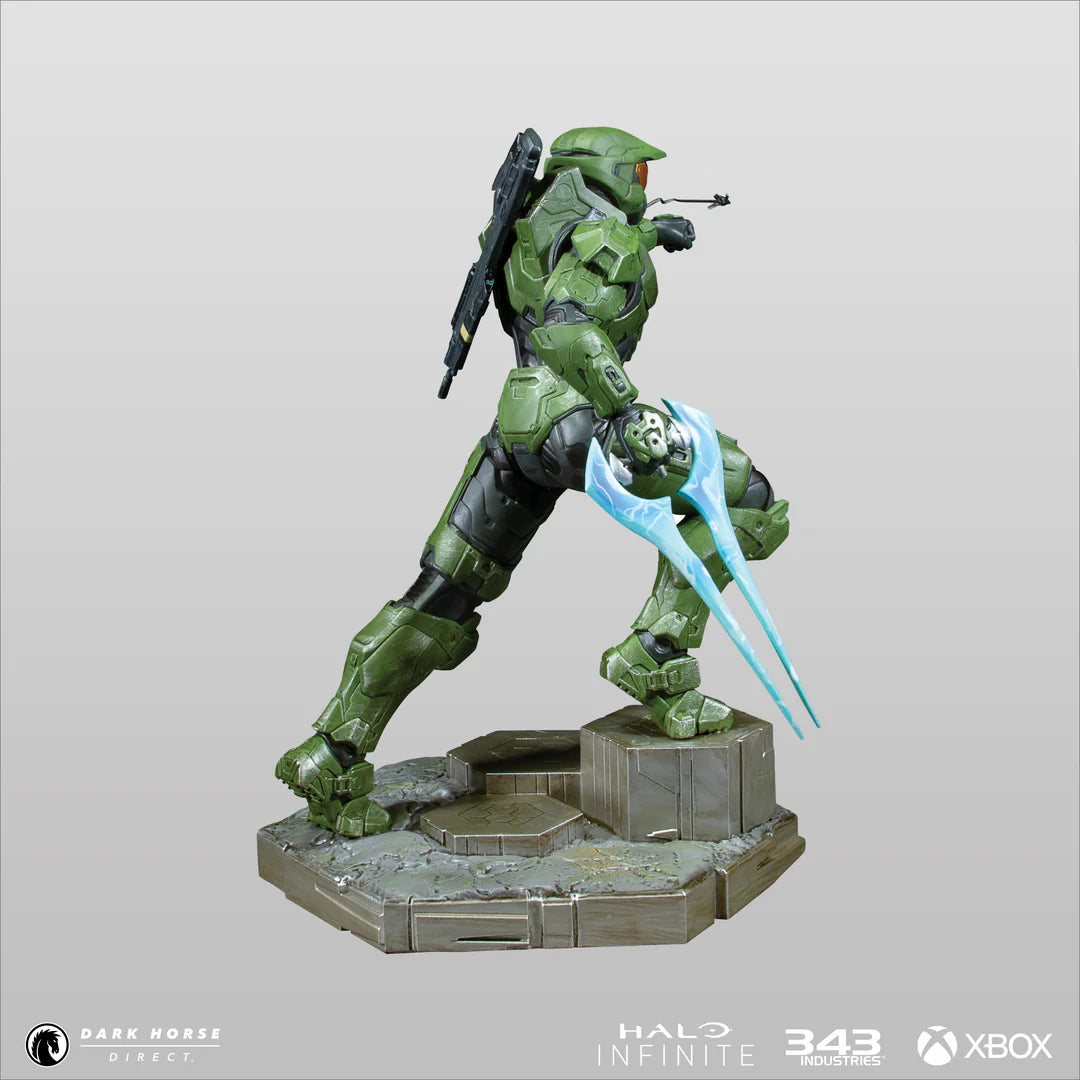 Halo Infinite Master Chief with Grappleshot PVC Statue