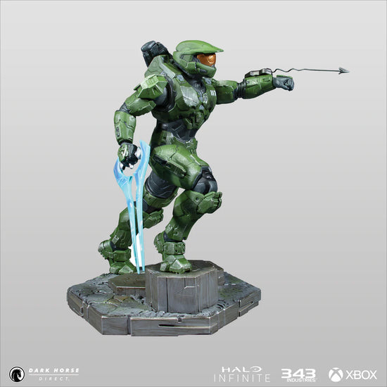 Halo Infinite Master Chief with Grappleshot PVC Statue