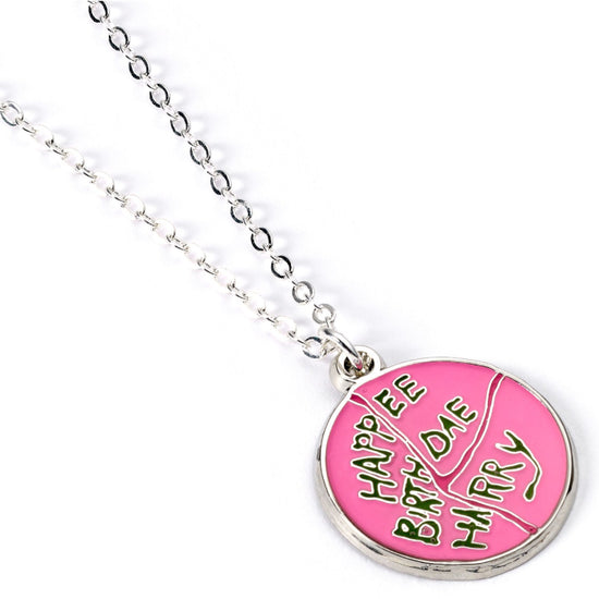 Happee Birthdae Harry Potter Enamel Necklace