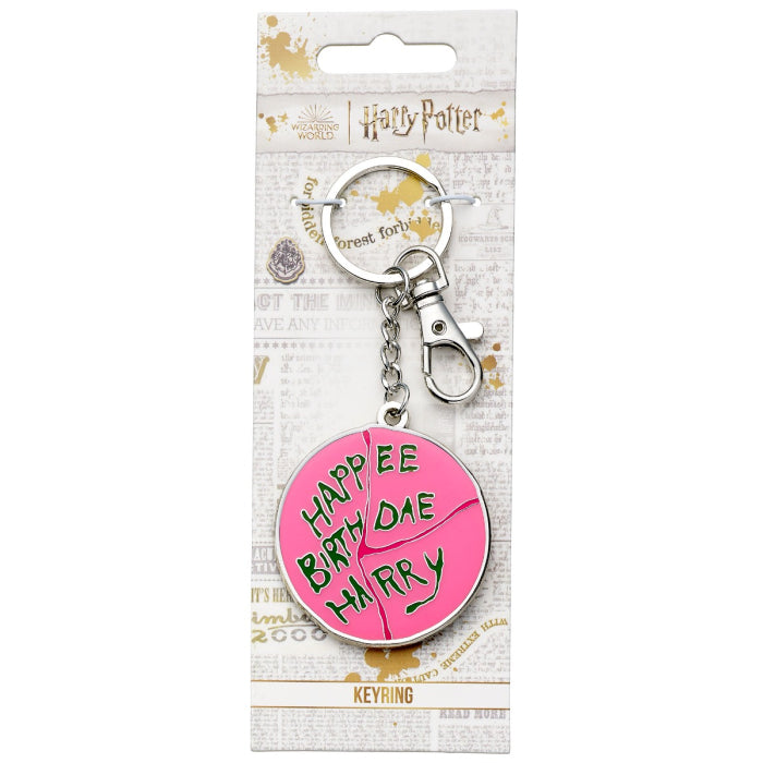 Harry Potter Hagrid Happee Birthdae Keychain