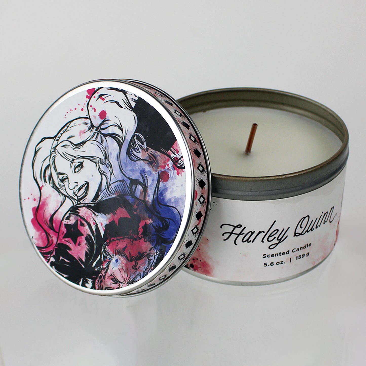 Harley Quinn DC Comics Scented Tin Candle